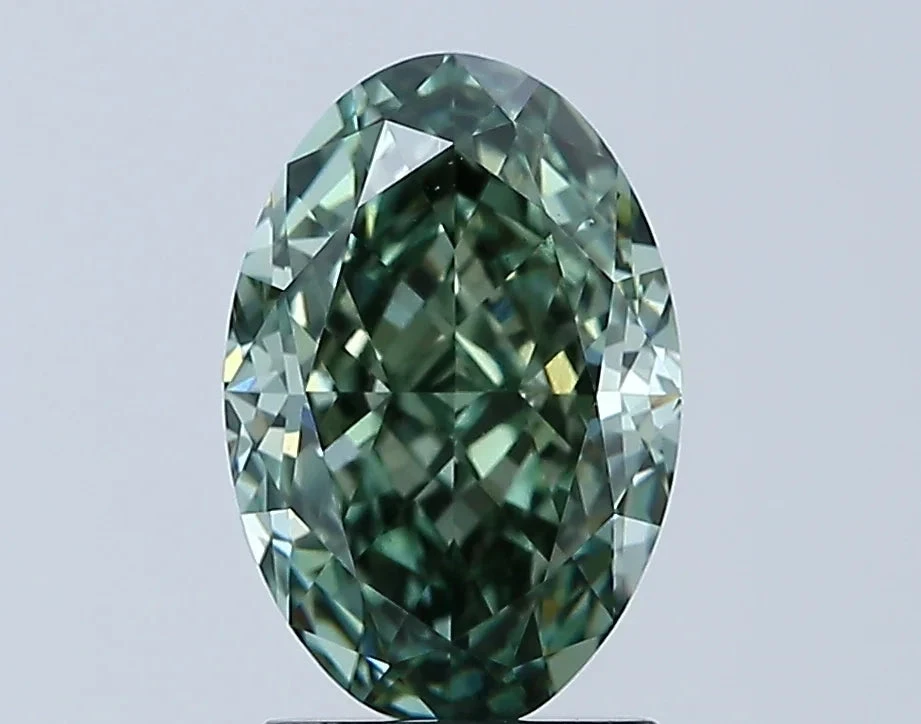 2.32Ct Vivid Green VVS2 IGI Certified Oval Lab Grown Diamond(Diamond 24 638434481) 3 2.32Ct Vivid Green VVS2 IGI Certified Oval Lab Grown Diamond(Diamond 24 638434481)