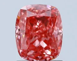 1.56Ct Vivid Pink VS1 IGI Certified Cushion Lab Grown Diamond(Diamond 24 638434484)