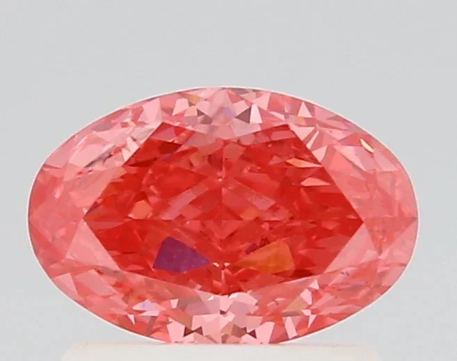 0.78Ct Vivid Pink VS1 IGI Certified Oval Lab Grown Diamond(Diamond 24 643413975) 3 0.78Ct Vivid Pink VS1 IGI Certified Oval Lab Grown Diamond(Diamond 24 643413975)