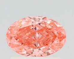 0.78Ct Vivid Pink VVS2 IGI Certified Oval Lab Grown Diamond(Diamond 24 643413978)