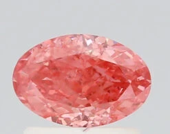 0.79Ct Vivid Pink VS2 IGI Certified Oval Lab Grown Diamond(Diamond 24 643446010)