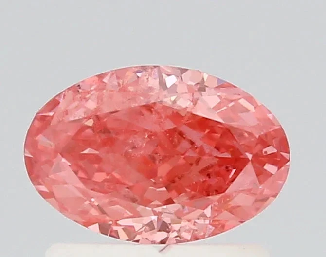 0.79Ct Vivid Pink VS2 IGI Certified Oval Lab Grown Diamond(Diamond 24 643446010) 3 0.79Ct Vivid Pink VS2 IGI Certified Oval Lab Grown Diamond(Diamond 24 643446010)