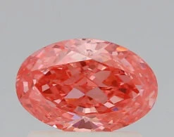 0.79Ct Vivid Pink VS1 IGI Certified Oval Lab Grown Diamond(Diamond 24 643446016)