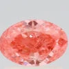 0.77Ct Vivid Pink VS2 IGI Certified Oval Lab Grown Diamond(Diamond 24 643446017)