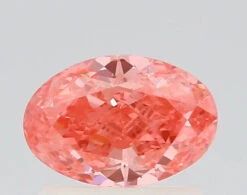 0.77Ct Vivid Pink VS2 IGI Certified Oval Lab Grown Diamond(Diamond 24 643446017)