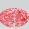 0.74Ct Vivid Pink VS1 IGI Certified Oval Lab Grown Diamond(Diamond 24 643446024)