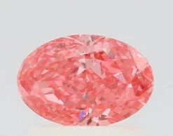 0.77Ct Vivid Pink VS2 IGI Certified Oval Lab Grown Diamond(Diamond 24 643446027)