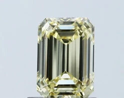 1.06Ct Fancy Yellow VVS2 IGI Certified Emerald Lab Grown Diamond(Diamond 24 671432891)