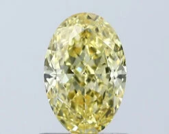 1.09Ct Vivid Yellow VS1 IGI Certified Oval Lab Grown Diamond(Diamond 24 671433041)