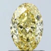 1.04Ct Vivid Yellow VVS2 IGI Certified Oval Lab Grown Diamond(Diamond 24 671433064)