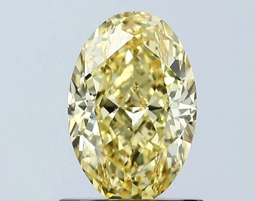 1.04Ct Vivid Yellow VVS2 IGI Certified Oval Lab Grown Diamond(Diamond 24 671433064) 3 1.04Ct Vivid Yellow VVS2 IGI Certified Oval Lab Grown Diamond(Diamond 24 671433064)