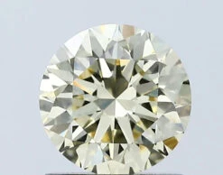 1.05Ct Fancy Yellow VVS2 IGI Certified Round Lab Grown Diamond(Diamond 24 671433220)