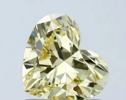1.01Ct Vivid Yellow VS1 IGI Certified Heart Lab Grown Diamond(Diamond 24 671433226)
