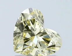 1.01Ct Intense Yellow VS2 IGI Certified Heart Lab Grown Diamond(Diamond 24 671433228)
