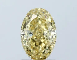 1.52Ct Vivid Yellow VVS2 IGI Certified Oval Lab Grown Diamond(Diamond 24 671438803)
