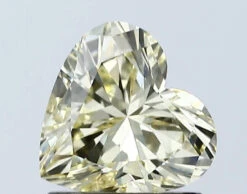 1.04Ct Intense Yellow VVS2 IGI Certified Heart Lab Grown Diamond(Diamond 24 671438835)
