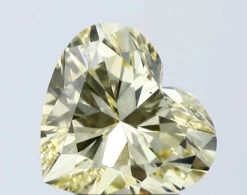 3.05Ct Vivid Yellow VS2 IGI Certified Heart Lab Grown Diamond(Diamond 24 671438869)