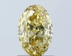 1.09Ct Vivid Yellow VVS2 IGI Certified Oval Lab Grown Diamond(Diamond 24 671438939)