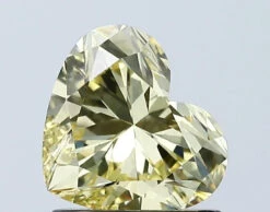 1.04Ct Intense Yellow VS1 IGI Certified Heart Lab Grown Diamond(Diamond 24 671438950)