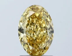 1.58Ct Vivid Yellow VS1 IGI Certified Oval Lab Grown Diamond(Diamond 24 671438960)