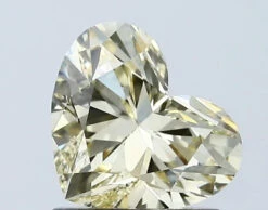 1.08Ct Intense Yellow VVS2 IGI Certified Heart Lab Grown Diamond(Diamond 24 671438962)
