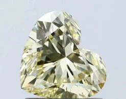 1.08Ct Intense Yellow VVS2 IGI Certified Heart Lab Grown Diamond(Diamond 24 671438963)