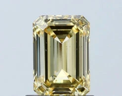 1.06Ct Intense Yellow VS1 IGI Certified Emerald Lab Grown Diamond(Diamond 24 671438969)