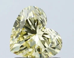 1.05Ct Intense Yellow VVS2 IGI Certified Heart Lab Grown Diamond(Diamond 24 671438989)