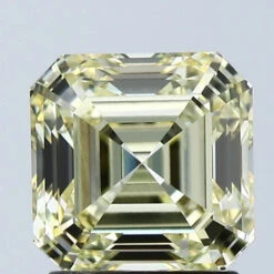 2.03Ct Intense Yellow VVS2 IGI Certified Asscher Lab Grown Diamond(Diamond 24 671489192)