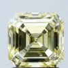 2.06Ct Intense Yellow VS2 IGI Certified Asscher Lab Grown Diamond(Diamond 24 671489526) -NEWWORLD DIAMONDS 671489526