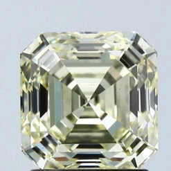 2.03Ct Fancy Yellow VS2 IGI Certified Asscher Lab Grown Diamond(Diamond 24 671489527)