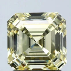 2.08Ct Intense Yellow VS1 IGI Certified Asscher Lab Grown Diamond(Diamond 24 673404426)