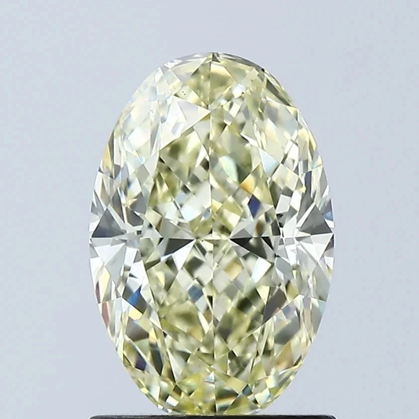 1.55Ct Fancy Yellow VS2 IGI Certified Oval Lab Grown Diamond(Diamond 24 679511883) 3 1.55Ct Fancy Yellow VS2 IGI Certified Oval Lab Grown Diamond(Diamond 24 679511883)