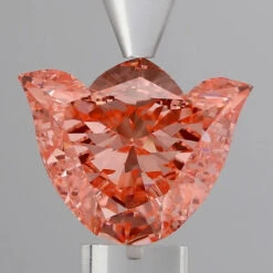 3.46Ct Vivid Pink VVS2 IGI Certified Tulip Lab Grown Diamond(Diamond 24 698550796)