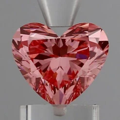 1.04Ct Vivid Pink VS2 IGI Certified Heart Lab Grown Diamond(Diamond 24 700585767)