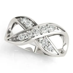 Forever Diamond Fashion Ring(Womens Infinity Band 3054)