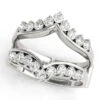 Chevron Ring Enhancer 1/2Ctw(Chevron Enhancer Diamond Band Ring) 1 Chevron Ring Enhancer 1/2Ctw(Chevron Enhancer Diamond Band Ring) -NEWWORLD DIAMONDS 81460