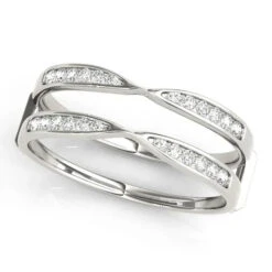 Slender Ring Enhancer 1/4Ctw(Straight Enhancer Diamond Band)