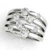 Multi Bezel Diamond Band(Ring Diamonds Bands 3056) -NEWWORLD DIAMONDS 82678