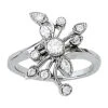 Flowerets Diamond Ring(Fashion Flower Burst Ring) -NEWWORLD DIAMONDS 82702