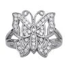 Butterfly Diamond Ring(Vintage Open Butterfly Diamond Ring) -NEWWORLD DIAMONDS 83311