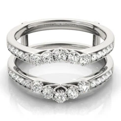 Elegant Ring Enhancer 1/2Ctw(Elegant Enhancer Diamond Band Fashion) -NEWWORLD DIAMONDS 84675.set