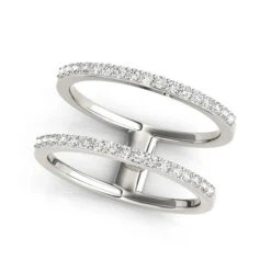 Ring Enhancer 1/3Ctw(Enhancer Diamond Band Fashion)