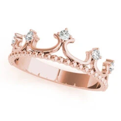 Crown Diamond Band(Womans Diamond Crown Band) -NEWWORLD DIAMONDS 84909.alt1