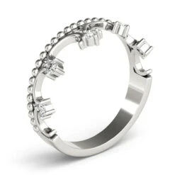 Crown Diamond Band(Womans Diamond Crown Band) -NEWWORLD DIAMONDS 84909.angle