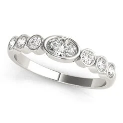 Oval Stackable Ring 1/4Ctw(Oval Stackable Ring 1 4ctw)