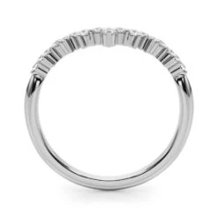 Augusta Chevron Band - 1/5Ctw(Fun Curved Ladies Diamond Band) -NEWWORLD DIAMONDS 85186.side 0d561f21 fcab 4d79 9972 0ad406859aba