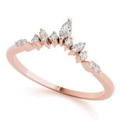 Astrid Chevron Band - 1/5Ctw(Chevron Band Ladies Diamond Ring) -NEWWORLD DIAMONDS 85187.alt1
