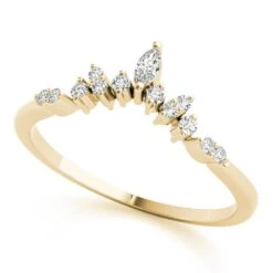 Astrid Chevron Band - 1/5Ctw(Chevron Band Ladies Diamond Ring) -NEWWORLD DIAMONDS 85187.alt