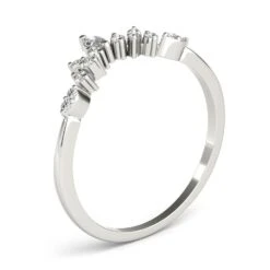 Astrid Chevron Band - 1/5Ctw(Chevron Band Ladies Diamond Ring) -NEWWORLD DIAMONDS 85187.angle